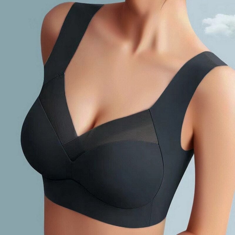 Breathable beautiful back fixed cup large size seamless underwear ice silk wrap chest no wire bra bra tube top vest underwear for women