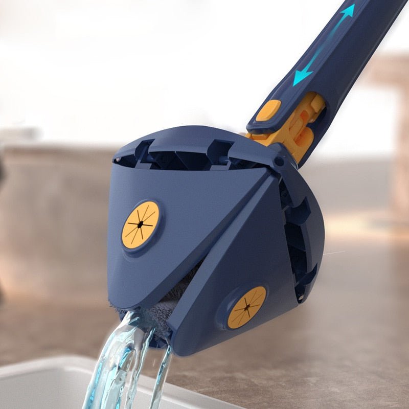 New triangle mop wiper mop imitation hand twist mop household hand-free flat mop kitchen hand twist mop