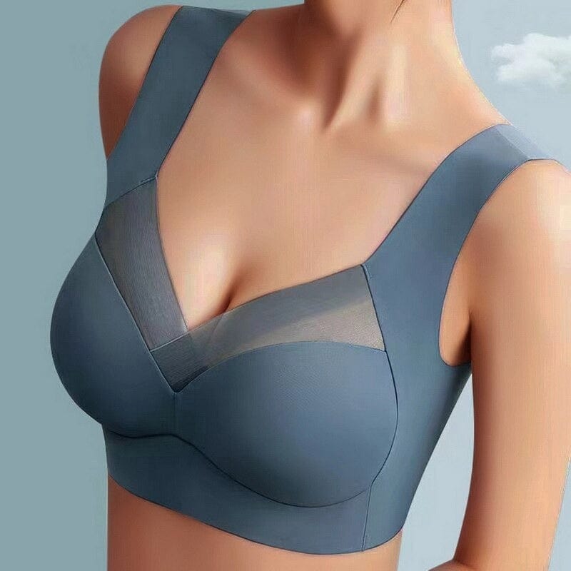 Breathable beautiful back fixed cup large size seamless underwear ice silk wrap chest no wire bra bra tube top vest underwear for women