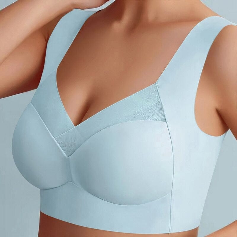 Breathable beautiful back fixed cup large size seamless underwear ice silk wrap chest no wire bra bra tube top vest underwear for women
